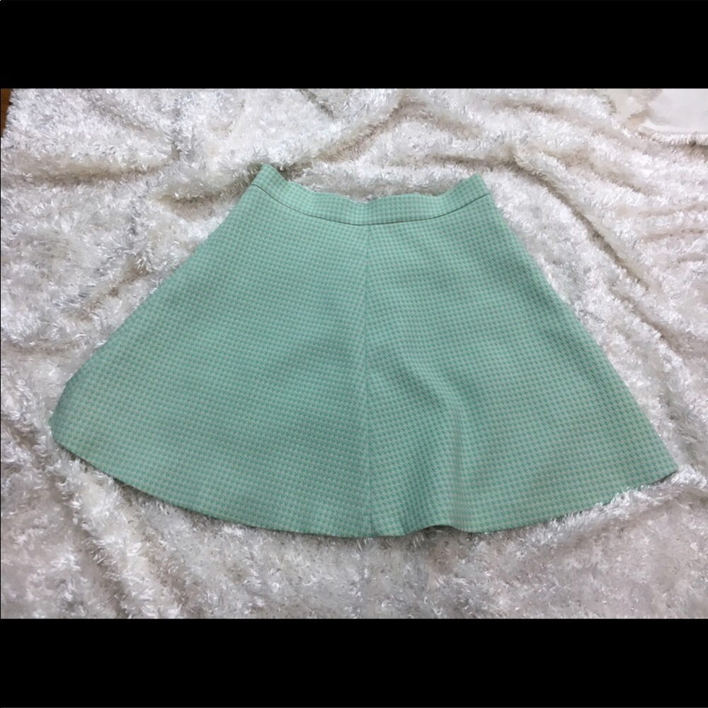 Halogen by Nordstrom a-line Houndstooth Skirt - Picture 3 of 4